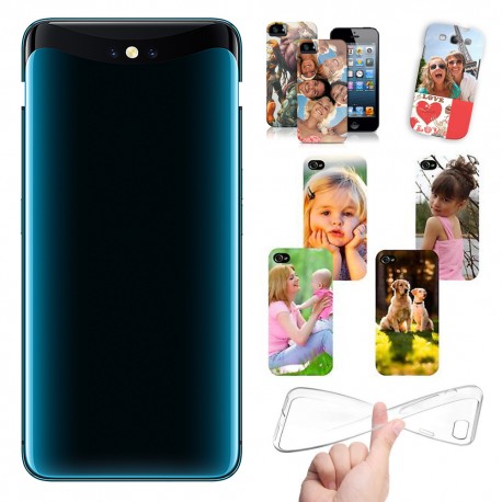 Cover personalizzate per Oppo Find X personalizzabile con foto e testo