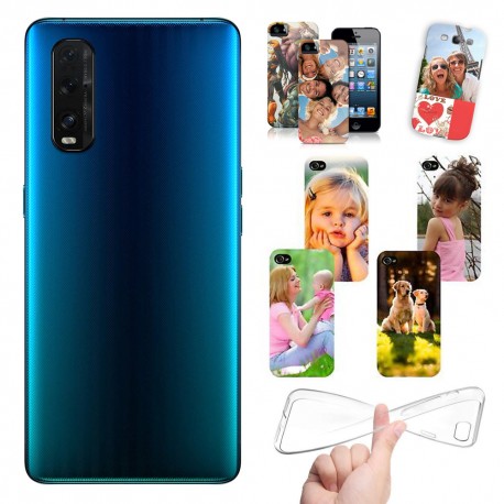 Cover personalizzate per Oppo Find X2 personalizzabile con foto e testo