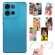 Cover personalizzate per Motorola Moto G75 personalizzabile con foto e testo