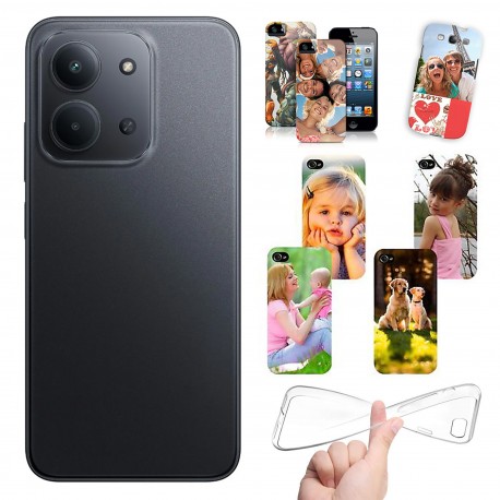 Cover personalizzate per Xiaomi Redmi 15C personalizzabile con foto e testo